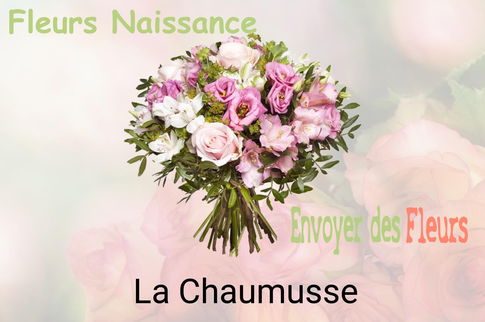 Bouquet de fleurs de naissance livré à La Chaumusse